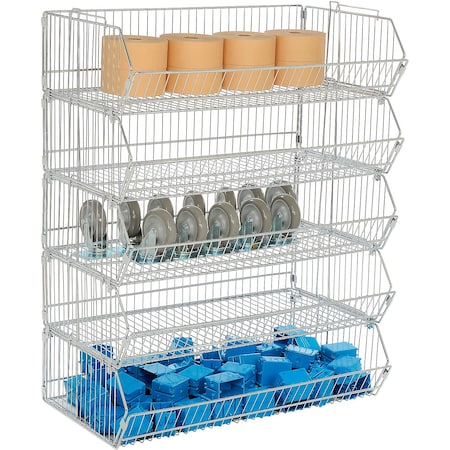 Global Industrial Steel 20 in D x 45 in H x 36 in W, Gray 339016